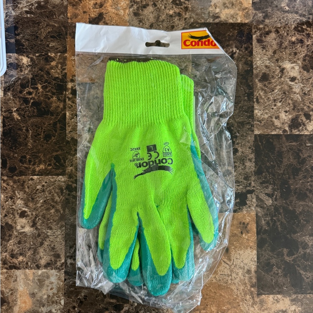 Condor 48UR19 Cut Resistant Gloves NWT - Size Large - ANSI A3 Nitrile Coated